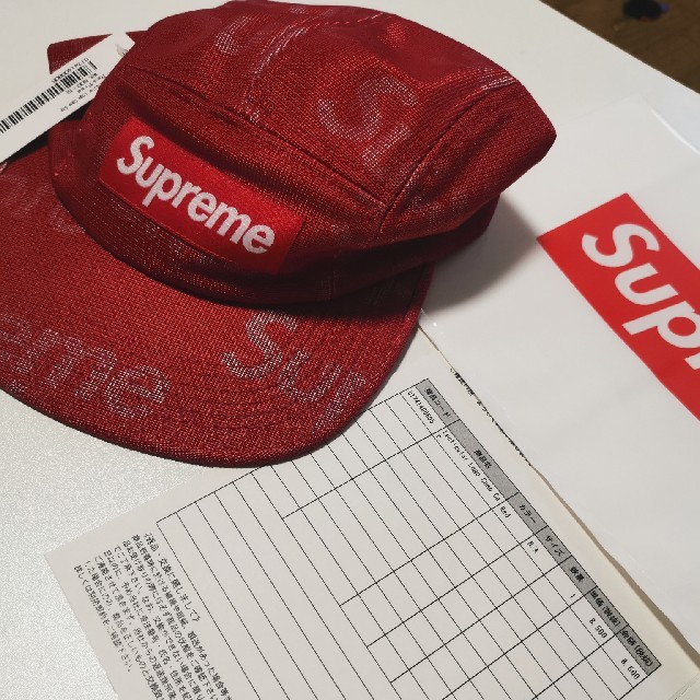 supreme　Lenticular Logo Camp Cap