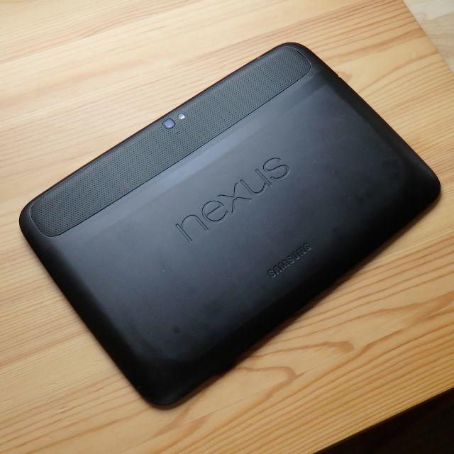 SAMSUNG(サムスン)のNexus10（Androidタブレット 10インチLCD）【ガチャピン様】 スマホ/家電/カメラのPC/タブレット(タブレット)の商品写真