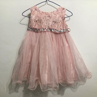 キャサリンコテージ(Catherine Cottage)のピンク色✴︎ビジュー付きドレス✴︎90サイズ(ドレス/フォーマル)