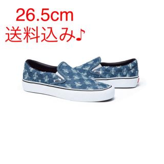 シュプリーム(Supreme)のSupreme®/Vans® Hole Punch Denim Slip-On(スニーカー)