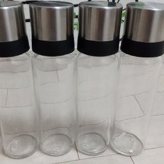 パイレックス(Pyrex)のイワキ 調味料容れ 250ml×4本(容器)