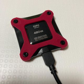 アイオーデータ(IODATA)の外付けポータブルSSD 480GB IOデータ(PC周辺機器)