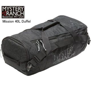 ミステリーランチ(MYSTERY RANCH)のミステリーランチ　 Mission　ダッフル40L 黒　バックパック(登山用品)