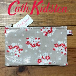 キャスキッドソン(Cath Kidston)の新品 UK製 キャスキッドソン フラットパース バンチェスブラウン(ポーチ)