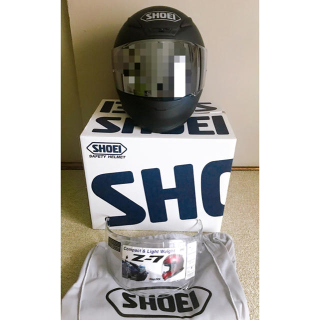 SHOEI Z-7 ヘルメット試着のみ美品ヘルメット/シールド