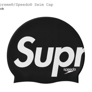 シュプリーム(Supreme)のSupreme Speedo Swim Cap black(マリン/スイミング)