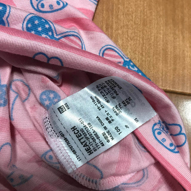 UNIQLO(ユニクロ)のユニクロ　ヒートテック　マイメロディ　100cm キッズ/ベビー/マタニティのキッズ服女の子用(90cm~)(下着)の商品写真