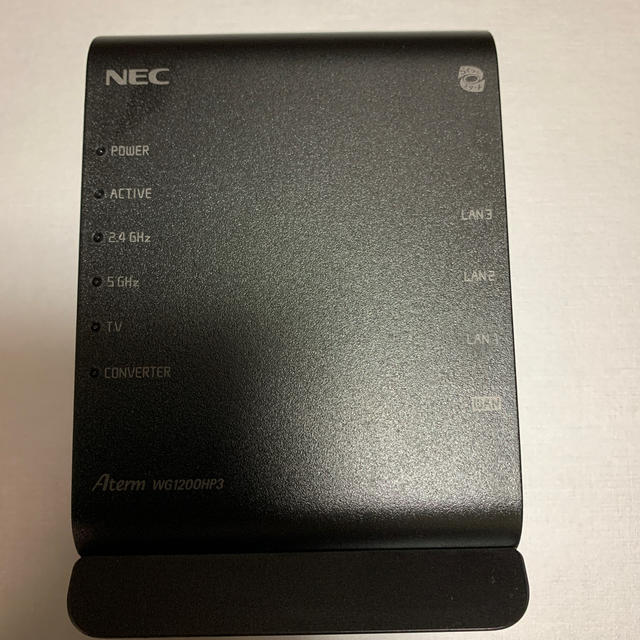 NEC(エヌイーシー)のNEC Aterm WG1200HP3 wi-fi無線LAN(美品) スマホ/家電/カメラのPC/タブレット(PC周辺機器)の商品写真