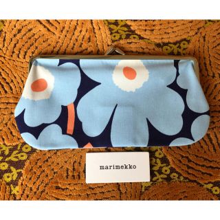 マリメッコ(marimekko)の新品　マリメッコ　marimekko ポーチ　がま口　ウニッコ　Unikko(ポーチ)