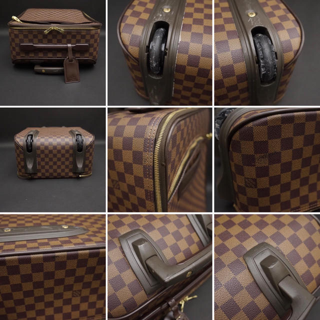 LOUIS VUITTON(ルイヴィトン)のルィヴィトン 難有り ダミエ ベガス45 キャリーバック 旅行鞄 ヴィンテージ レディースのバッグ(スーツケース/キャリーバッグ)の商品写真