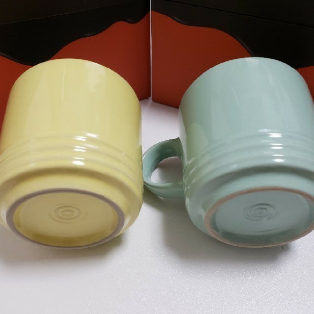 LE CREUSET(ルクルーゼ)の専用★ル クルーゼ マグカップ ショコラドアッシュコラボ 4個セット インテリア/住まい/日用品のキッチン/食器(グラス/カップ)の商品写真