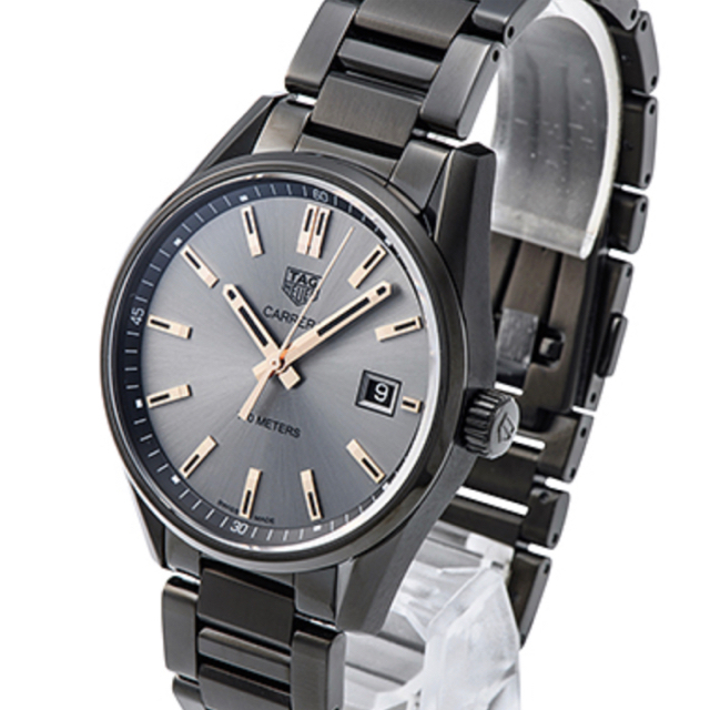 日本限定 HEUER 【極美品】TAG - Heuer TAG カレラ 男女兼用 ブラックPVD 腕時計(アナログ) 日本限定 HEUER 【極美品】TAG - Heuer TAG カレラ 男女兼用 ブラックPVD 腕時計(アナログ)