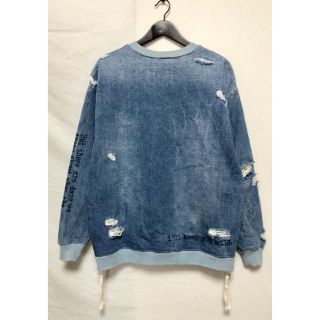 ZARA - ZARA / ザラ デニム クラッシュプルオーバーシャツの通販 by ...