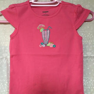 ジンボリー(GYMBOREE)のGYMBOREE  ピンク半袖カットソー　5才(Tシャツ/カットソー)