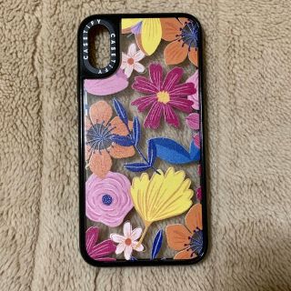 CASETiFY iPhone X/XS用ケース フラワープリント 美品(iPhoneケース)