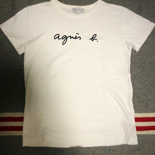 agnes b.(アニエスベー)のアニエスベー　ロゴTシャツ　ホワイト レディースのトップス(Tシャツ(半袖/袖なし))の商品写真