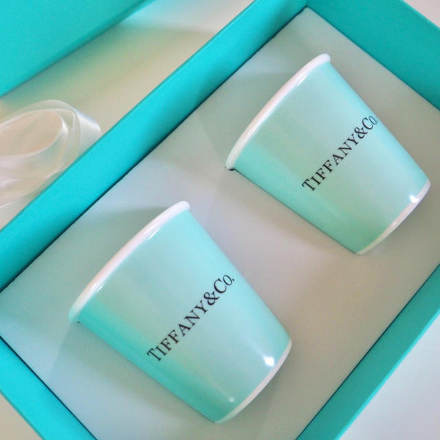 激安! ✿Tiffany✿紙コップ風ペアマグカップ インテリア/住まい