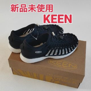 キーン(KEEN)のKEEN キーン ユニーク ブラック 新品未使用タグ付き 24.5センチ(サンダル)