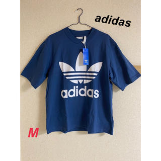 アディダス(adidas)の新品　adidas メンズ　オーバーサイズ　Tシャツ　ナイトマリン　M(Tシャツ/カットソー(半袖/袖なし))
