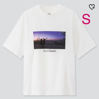 ユニクロ(UNIQLO)のユニクロ ララランド Tシャツ ホワイト Sサイズ(Tシャツ(半袖/袖なし))