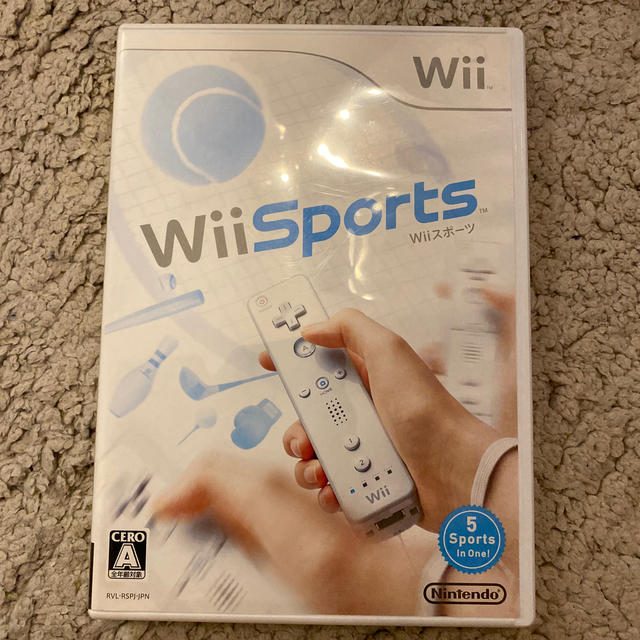 Wii(ウィー)のWiiスポーツ Wii エンタメ/ホビーのゲームソフト/ゲーム機本体(家庭用ゲームソフト)の商品写真