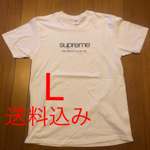 Supreme(シュプリーム)のSupreme Shop tee 白 L 20SS メンズのトップス(Tシャツ/カットソー(半袖/袖なし))の商品写真