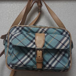 バーバリーブルーレーベル(BURBERRY BLUE LABEL)のタイムセール【バーバリー ブルーレーベル】正規 ショルダーバッグ ミントグリーン(ショルダーバッグ)