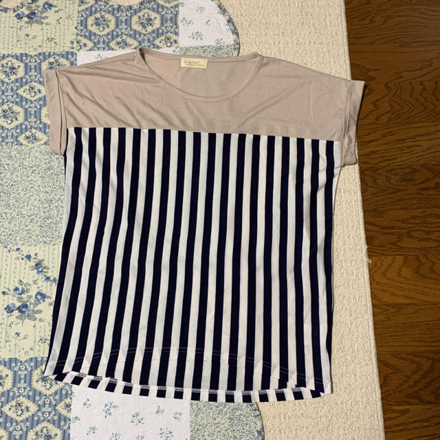 w closet ストライプTシャツ レディースのトップス(Tシャツ(半袖/袖なし))の商品写真