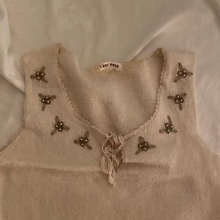 エディットフォールル(EDIT.FOR LULU)のbijou tank top(タンクトップ)