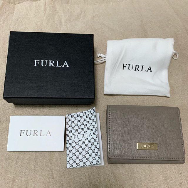 【1週間限定】FURLA フルラ 財布 三つ折財布 グレージュ