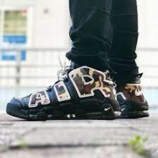 ナイキ(NIKE)の NIKE AIR MORE UPTEMPO カモ(スニーカー)