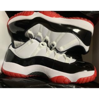 ナイキ(NIKE)のみほ様専用　AIR JORDAN 11 LOW 白黒赤　28.5cm(スニーカー)