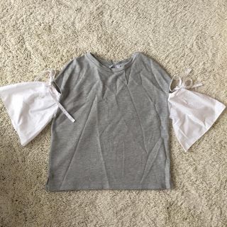 ザラ(ZARA)のZARA スウェット 半袖 Sサイズ(トレーナー/スウェット)