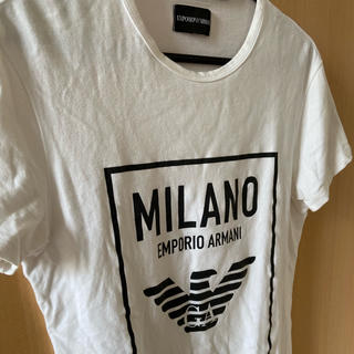 エンポリオアルマーニ(Emporio Armani)のアルマーニ　Tシャツ　ホワイト(Tシャツ/カットソー(半袖/袖なし))