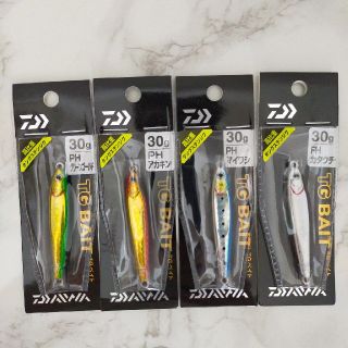 ダイワ(DAIWA)のダイワ  TGベイト　グリーンゴールドと赤金とカタクチとマイワシのセット(ルアー用品)