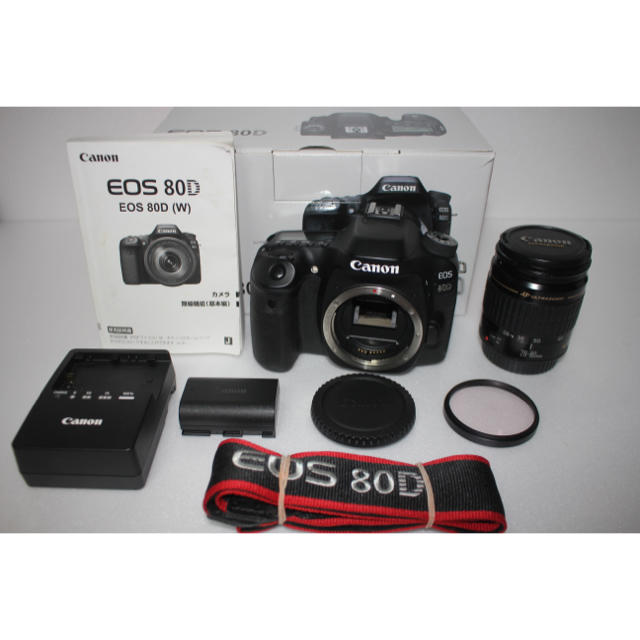 休日限定 Canon キャノン 極上品☆ - Canon EOS 標準レンズセット 80D