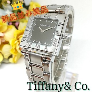 Tiffany & Co. - 極美品 ティファニー アトラス スクエア 電池交換済 レディース 腕時計の通販｜ラクマ