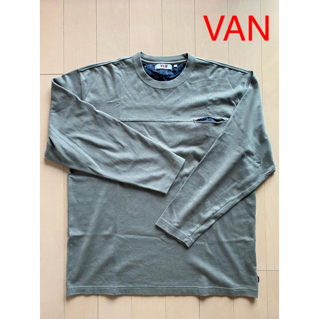 VAN Jacket(ヴァンヂャケット)のVAN／②ロンＴ（ＬＬ）／グレー系 メンズのトップス(Tシャツ/カットソー(七分/長袖))の商品写真