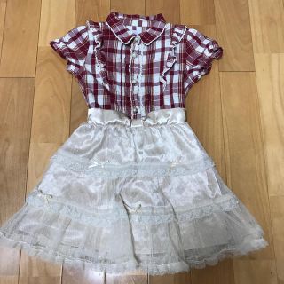 アクシーズファム(axes femme)の【サイズ110】axes femme kids ワンピース(ワンピース)