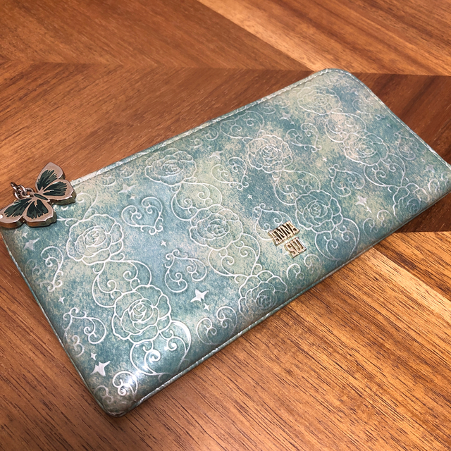 ANNA SUI(アナスイ)のアナスイ　長財布　レア色　グリーン メンズのファッション小物(長財布)の商品写真