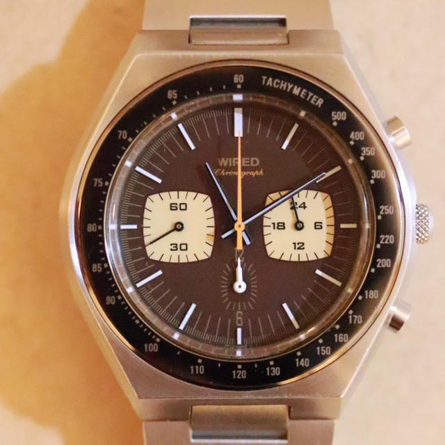 WIRED(ワイアード)のSEIKO WIRED AGAV014 茶馬 ワイヤード クロノグラフ メンズの時計(腕時計(アナログ))の商品写真