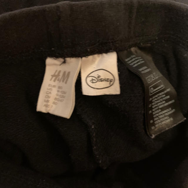 H&M(エイチアンドエム)のミッキー  ズボン　80 7分丈 キッズ/ベビー/マタニティのベビー服(~85cm)(パンツ)の商品写真