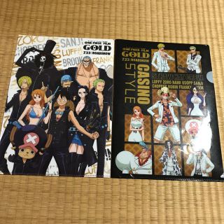 ONEPIECE FILM GOLD 限定クリアファイル　２枚(クリアファイル)