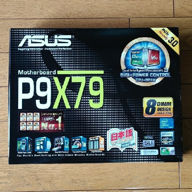 (ジャンク) asus マザーボード P9X79PC/タブレット