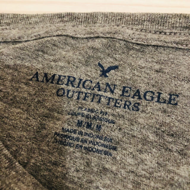 American Eagle(アメリカンイーグル)のアメリカンイーグル American Eagle Tシャツグレー メンズのトップス(Tシャツ/カットソー(半袖/袖なし))の商品写真