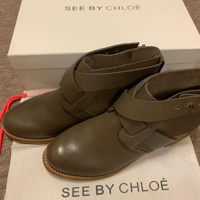 SEE BY CHLOE(シーバイクロエ)の新品未使用　SEE BY CHLOE◾️ショートブーツ◾️37◾️シーバイクロエ レディースの靴/シューズ(ブーツ)の商品写真