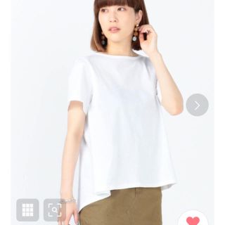 レイビームス(Ray BEAMS)のRay BEAMS バックフレア ラウンドネック ティシャツ(Tシャツ(半袖/袖なし))