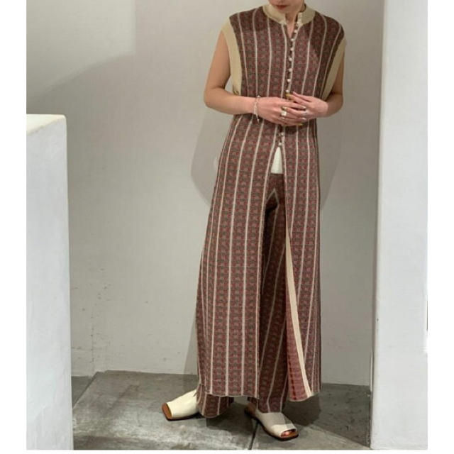 TODAYFUL(トゥデイフル)のジャガードニットドレス レディースのワンピース(ロングワンピース/マキシワンピース)の商品写真