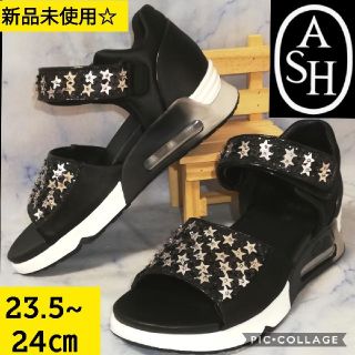 アッシュ(ASH)のASH アッシュ 厚底 スター柄 グリッター サンダル(サンダル)