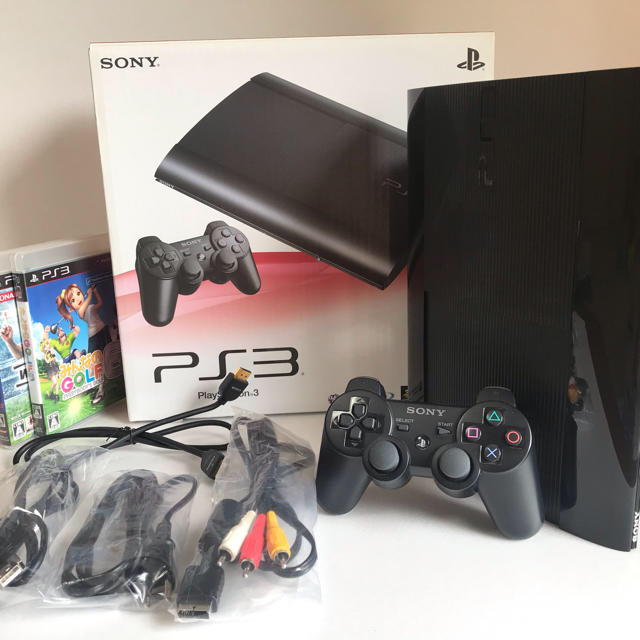 PlayStation3(プレイステーション3)のSONY PlayStation3 CECH-4000B エンタメ/ホビーのゲームソフト/ゲーム機本体(家庭用ゲーム機本体)の商品写真